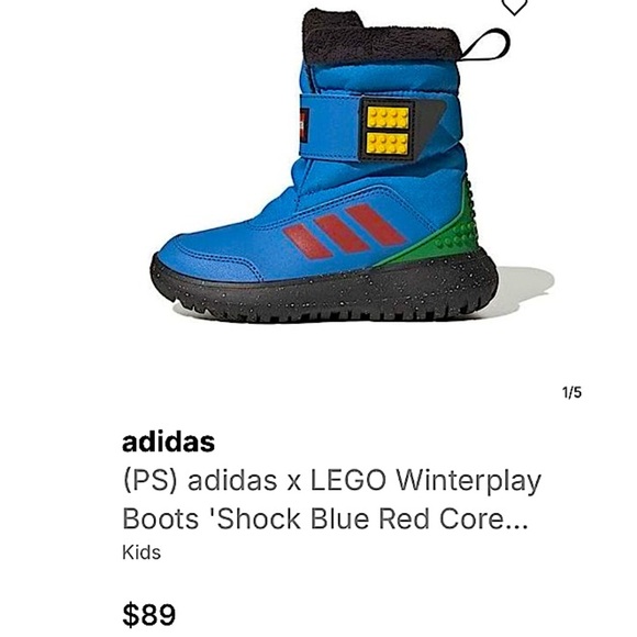 Adidas x LEGO Winterplay Snow Boots Rain Boots Limited Edition Collab Rare HTF - Picture 3 of 11